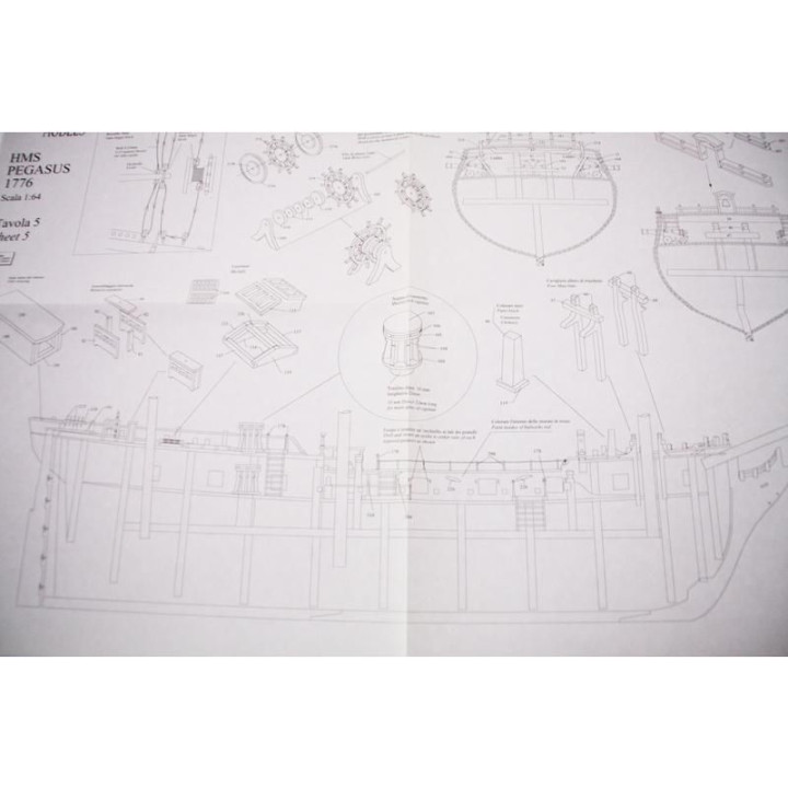 VICTORY MODELS H.M.S Pegasus 1776 1:64 kit