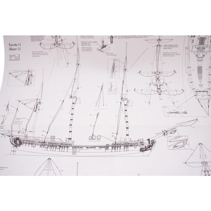 VICTORY MODELS H.M.S Pegasus 1776 1:64 kit