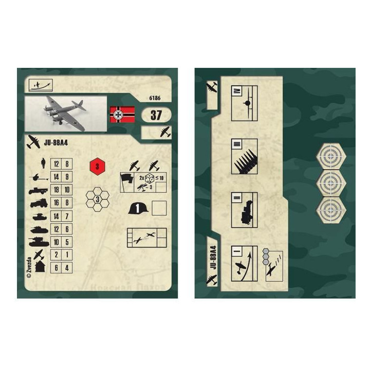Wargames (WWII) letadlo 6186 - Junkers Ju-88A4 (1:200)
