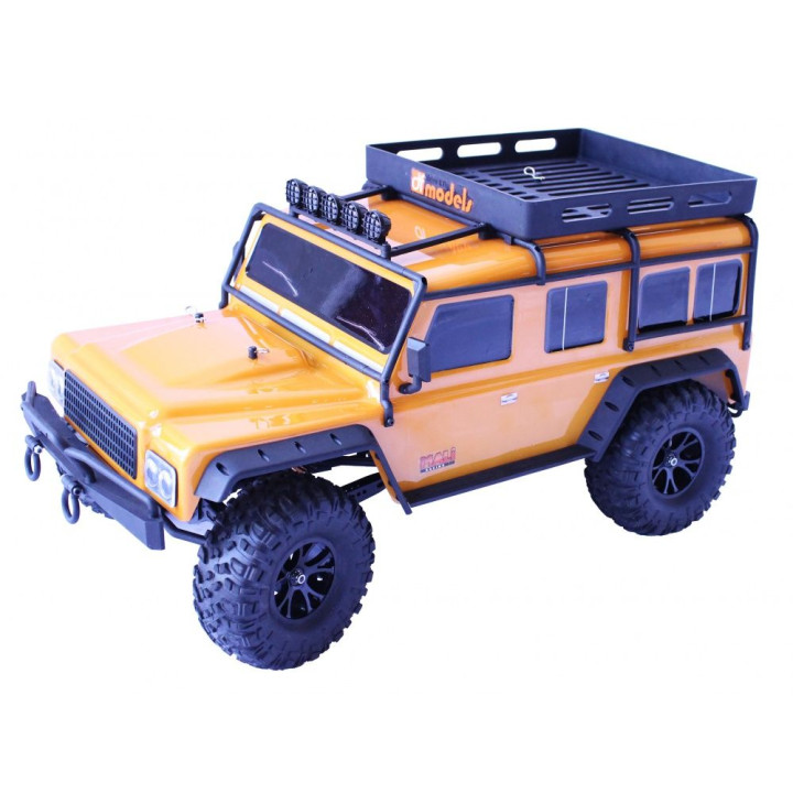 DF-4J XXL CRAWLER 2020 ORANGE s LED 5CH VYSIELAČ 2,4