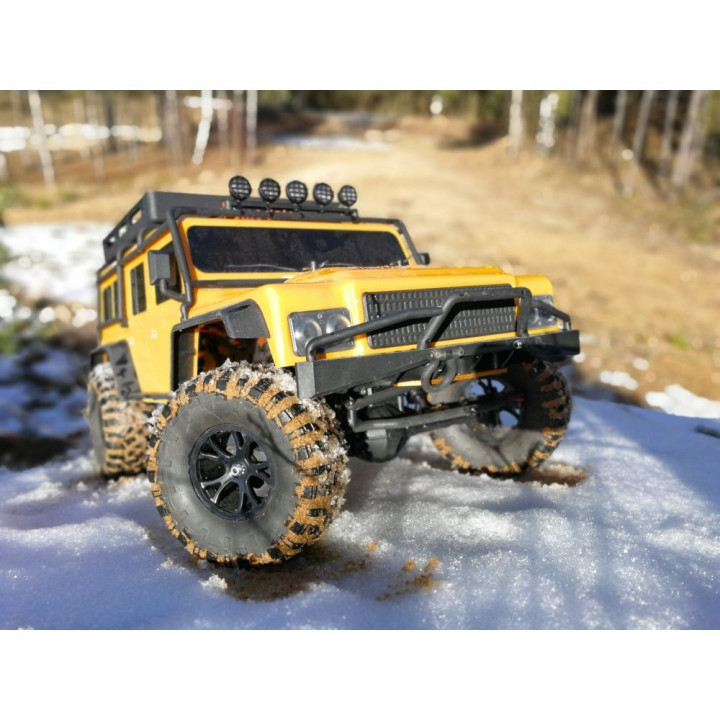 DF-4J XXL CRAWLER 2020 ORANGE s LED 5CH VYSIELAČ 2,4