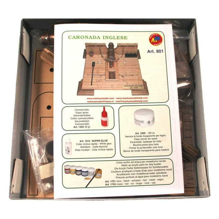 Mantua Model Anglický kanón 1:17 kit