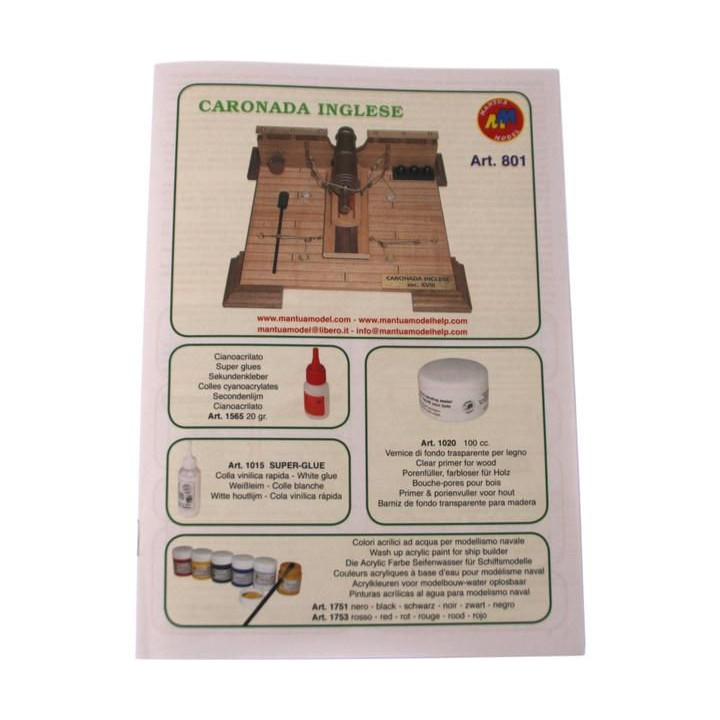 Mantua Model Anglický kanón 1:17 kit