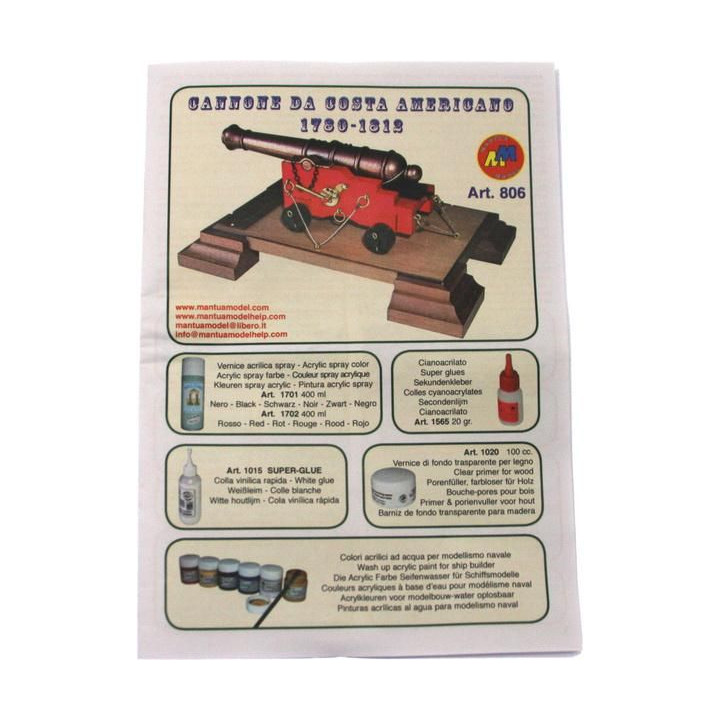 Mantua Model Americký kanón 1:17 kit
