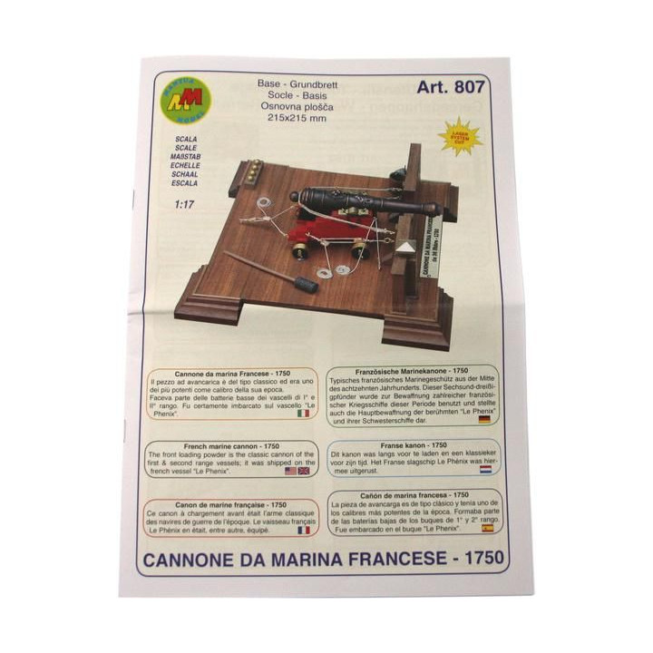 Mantua Model Francouzský kanón 1:17 kit