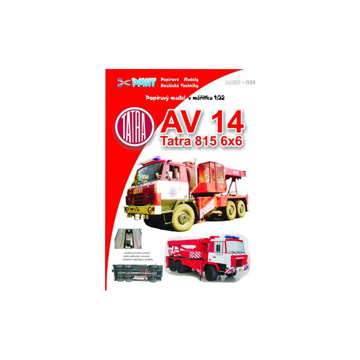 AV 14 Tatra 815 6x6 - HZS SŽDC 1:32