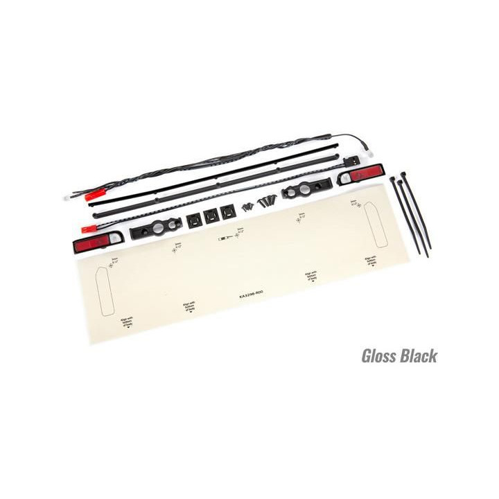 Traxxas zadní LED osvětlení, tailgate trim černý