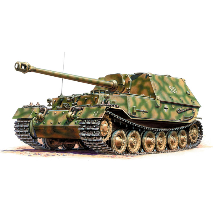 Wargames (WWII) tank 6195 - German Tank Destroyer FERDINAND (1:100)