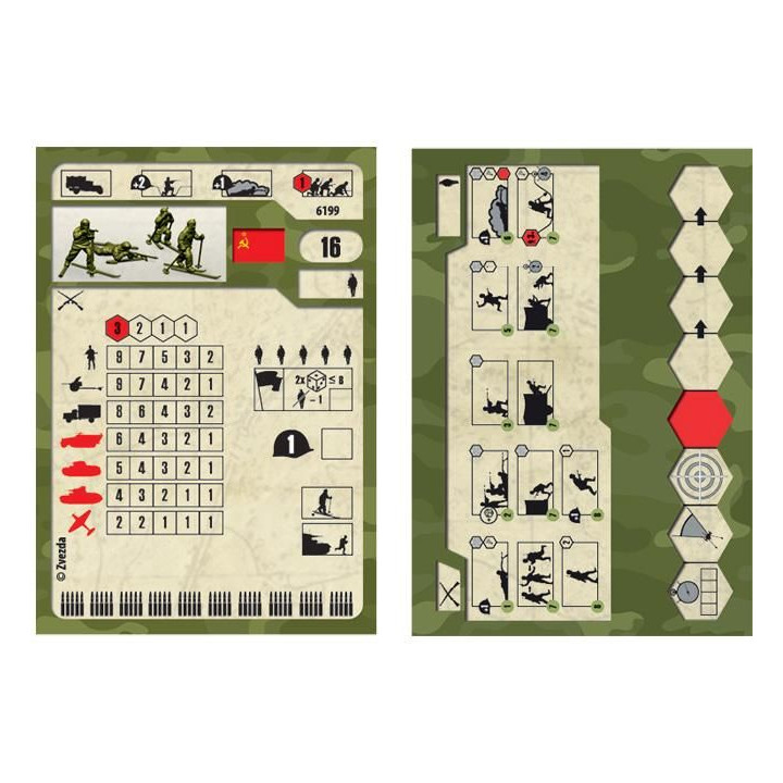 Wargames (WWII) figurky 6199 - Soviet Skiers (1:72)