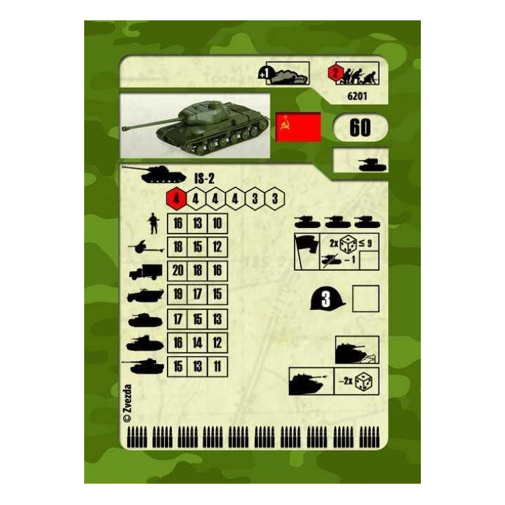 Wargames (WWII) tank 6201 - IS-2 Stalin (1:100)
