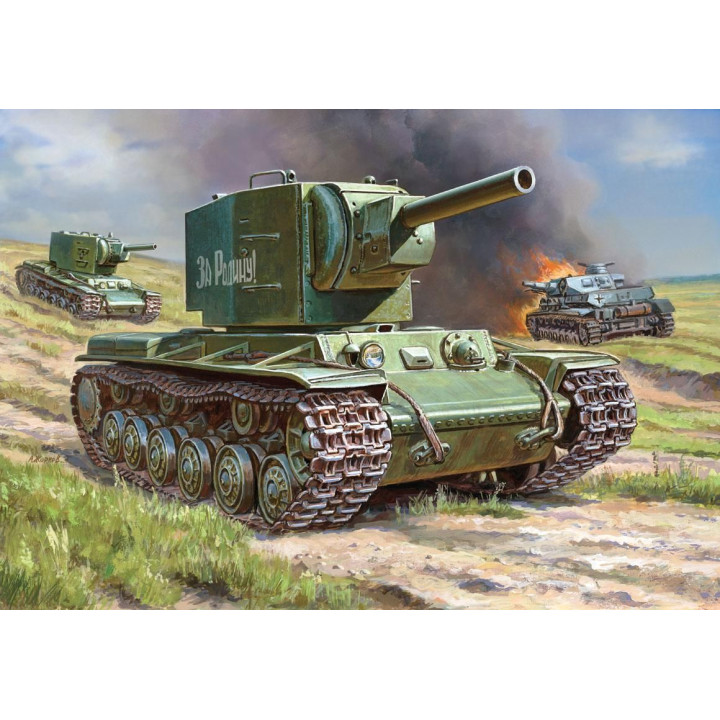 Wargames (WWII) tank 6202 - Soviet Tank KV-2 (1:100)