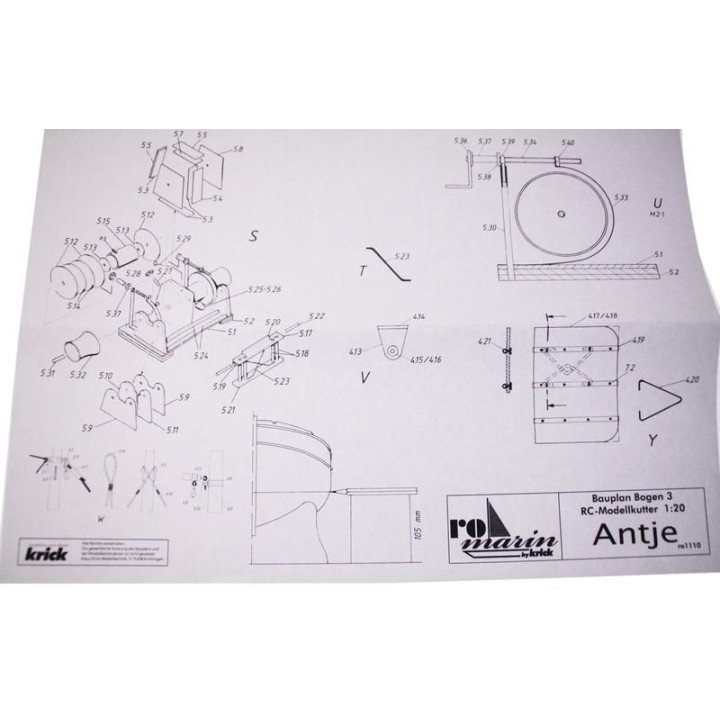 ROMARIN Antje rybářský kutr kit