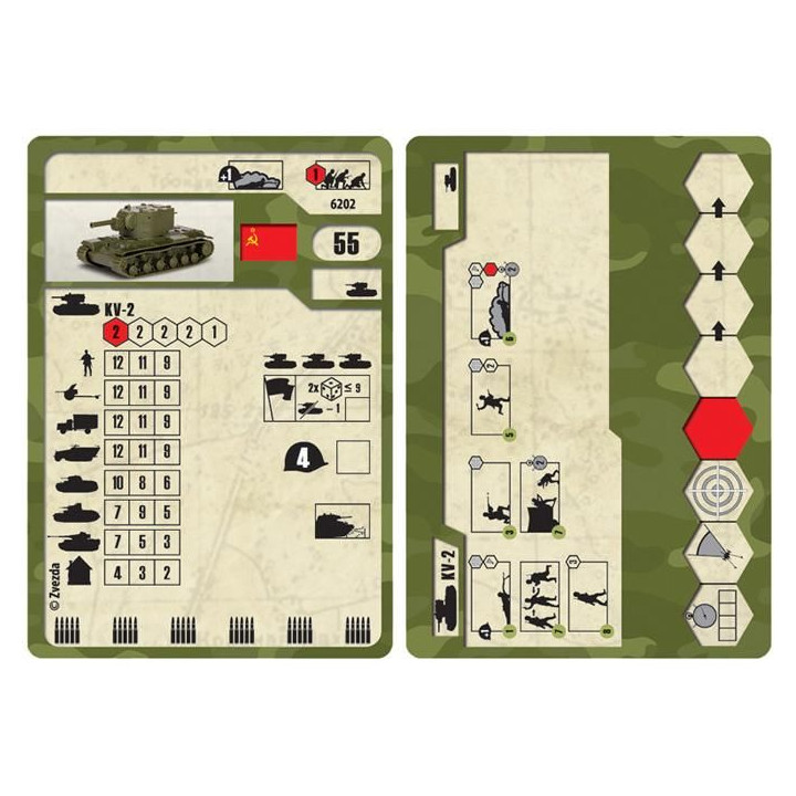 Wargames (WWII) tank 6202 - Soviet Tank KV-2 (1:100)