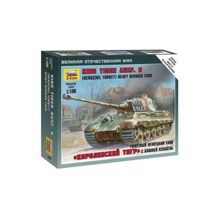 Wargames (WWII) military 6204 - King Tiger Ausf. B - German heavy tank  (1:100)