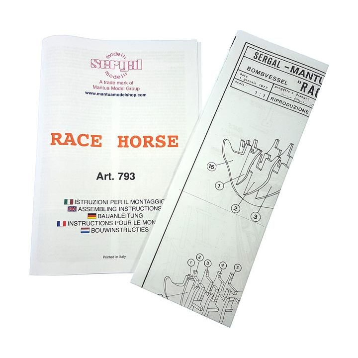 Mantua Model Race Horse 1:47 kit
