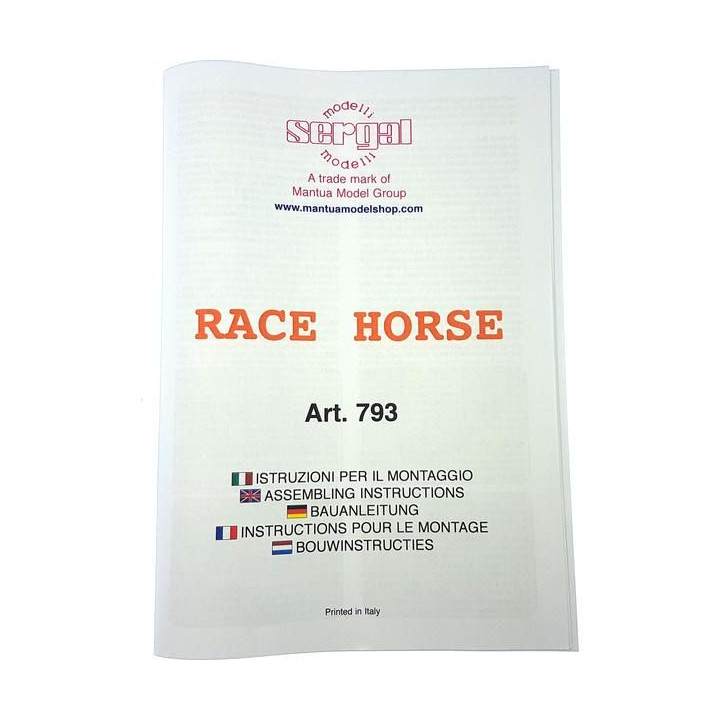 Mantua Model Race Horse 1:47 kit