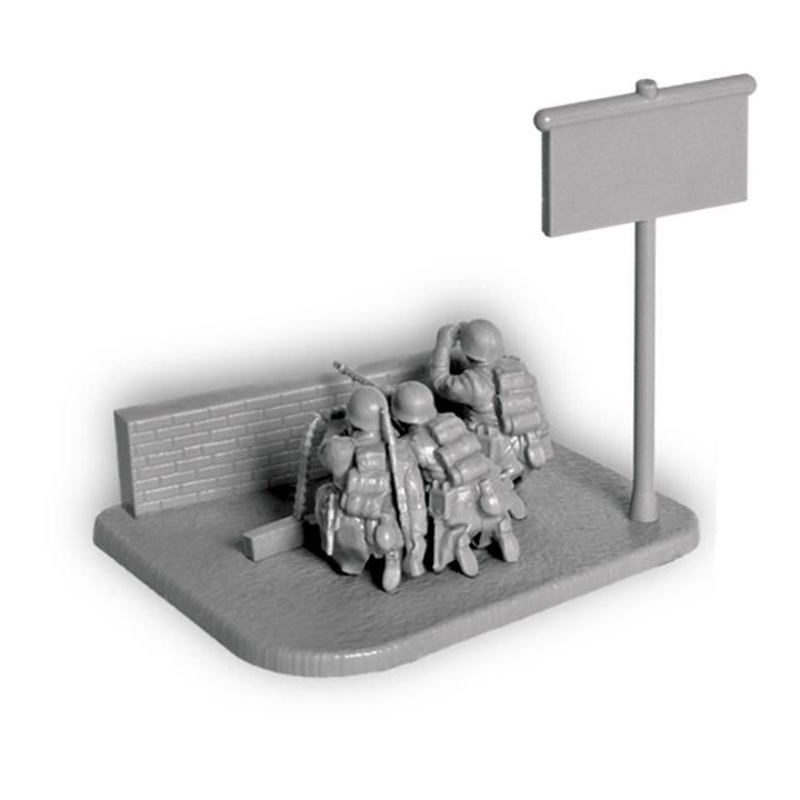 Wargames (WWII) figurky 6210 - Ger. Machine-gun with Crew (Winter Uniform) (1:72)