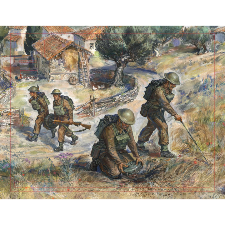 Wargames (WWII) figurky 6219 - British Engineers (1:72)
