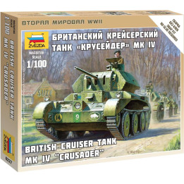 Wargames (WWII) tank Z6227 - British Tank MK IV Cruiser (1:100)