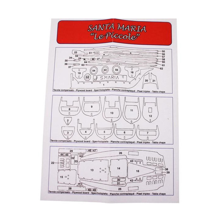 Mantua Model Santa Maria Le Piccole 1:100 kit