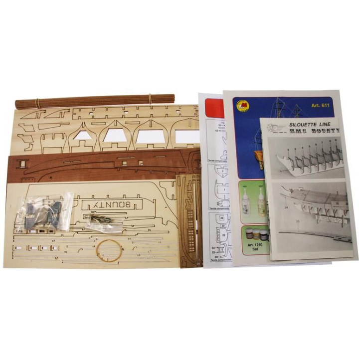 Mantua Model HMS Bounty Le Piccole 1:100 kit