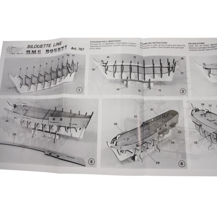Mantua Model HMS Bounty Le Piccole 1:100 kit
