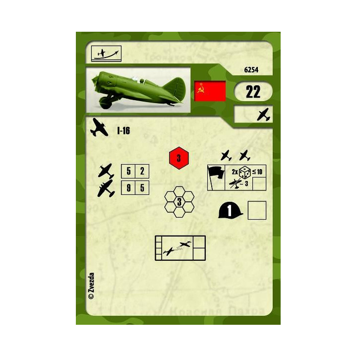 Wargames (WWII) letadlo 6254 - Polikarpov I-16 (1:144)