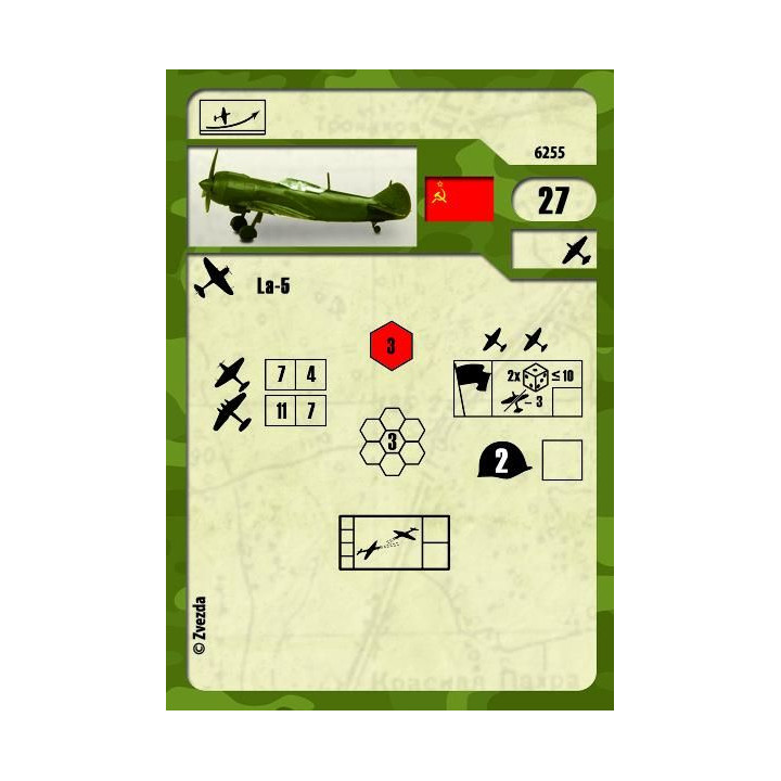 Wargames (WWII) letadlo 6255 - Lavočkin La-5 (1:144)