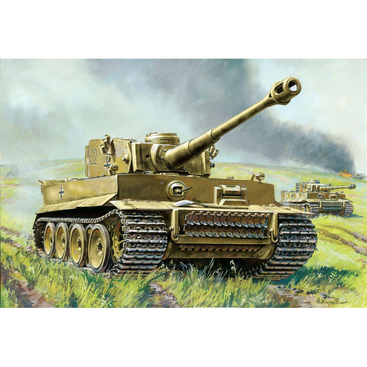 Wargames (WWII) tank 6256 - Tiger I (1:100)