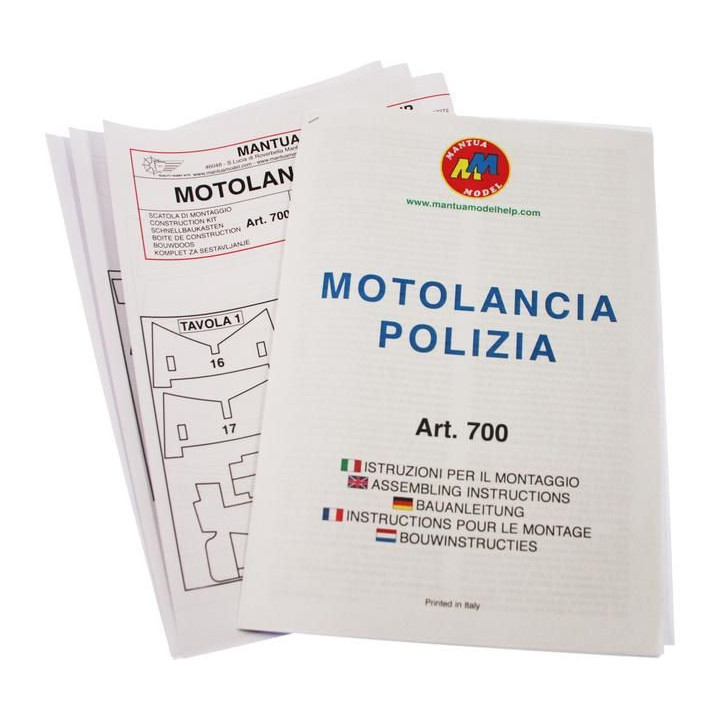 Mantua Model Policejní člun 1:35 kit