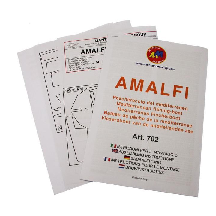 Mantua Model Rybářská loď Amalfi 1:35 kit