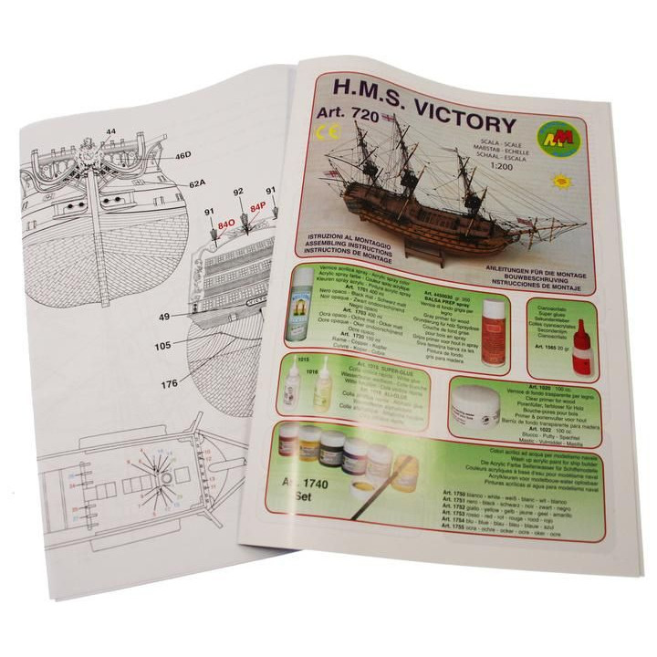 Mantua Model HMS Victory 1:200 kit