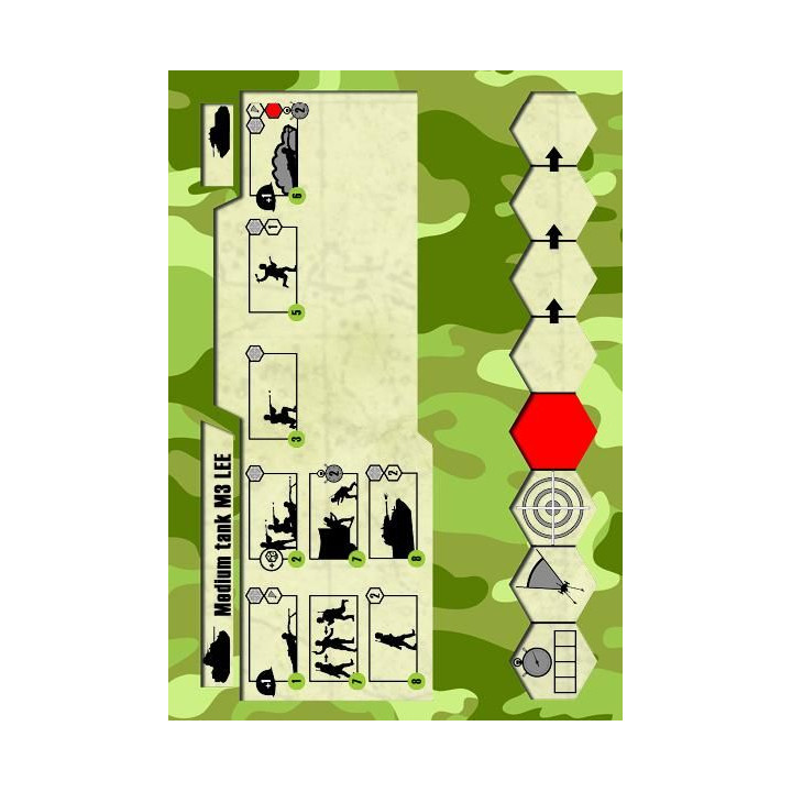 Wargames (WWII) tank 6264 - M-3 Lee US medium tank (1:100)