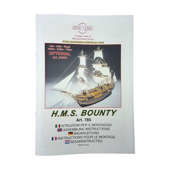 Mantua Model HMS Bounty 1:60 kit