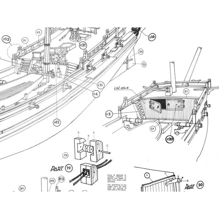 Mantua Model Peregrine Galley 1:60 kit