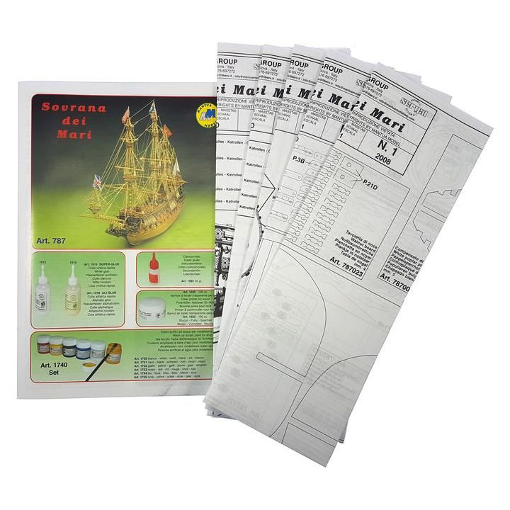 Mantua Model Sovereign of the Seas 1:78 kit