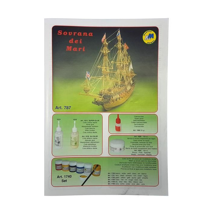 Mantua Model Sovereign of the Seas 1:78 kit