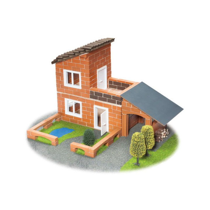 Stavebnice Teifoc Vila 330ks v krabici 44x33x11cm