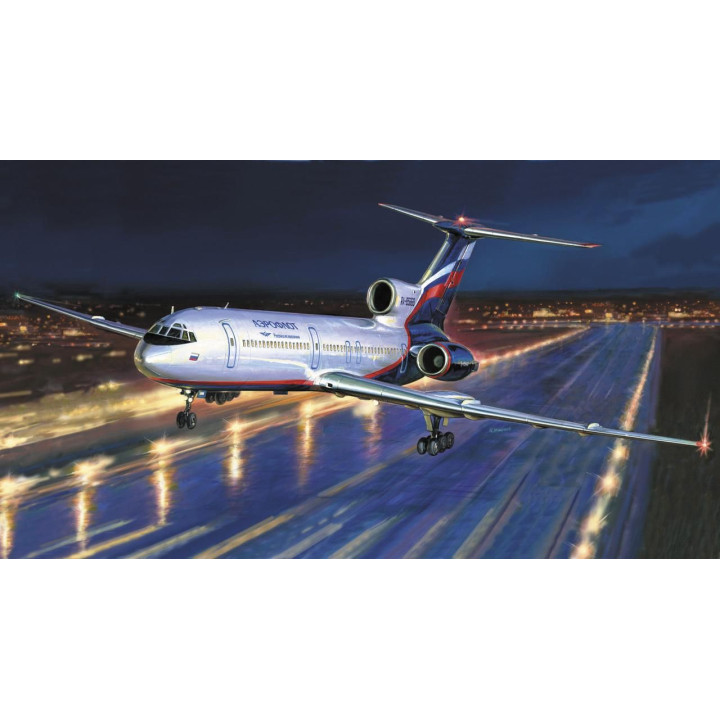 Model Kit letadlo 7004 - Tu-154M Russian Airliner (1:144)