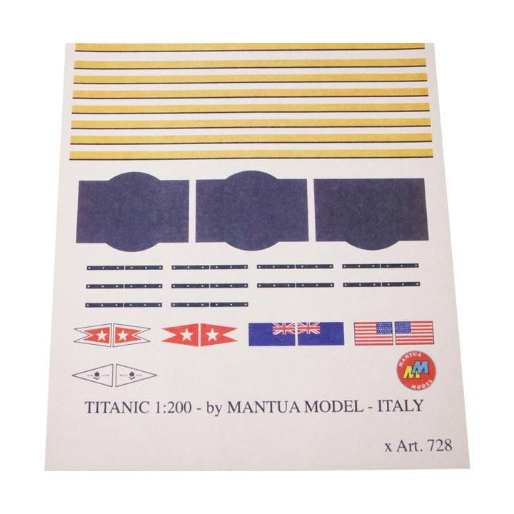 Mantua Model Titanic 1:200 sada č.4 kit