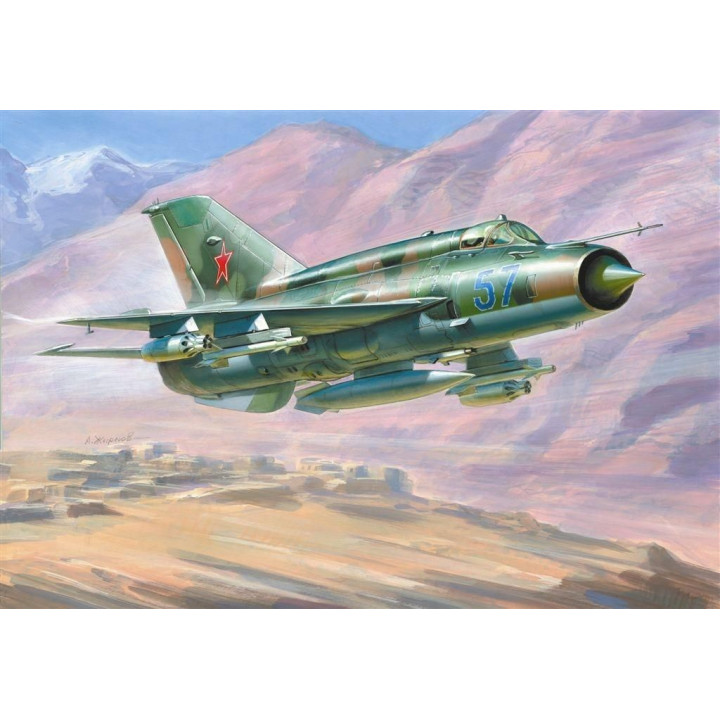 Model Kit letadlo 7259 - MIG-21 BIS Soviet Fighter (1:72)