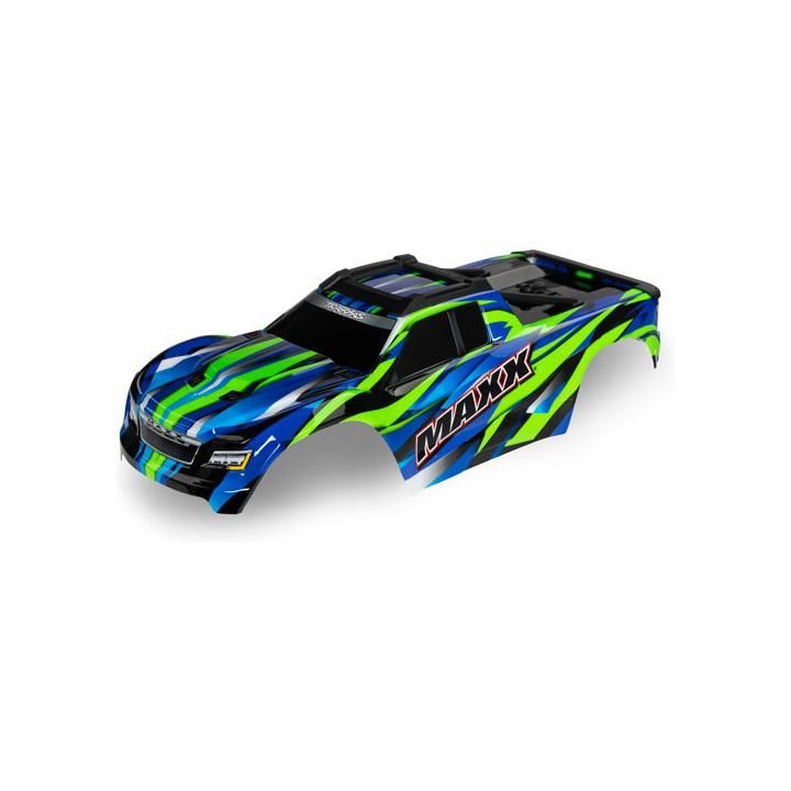 Traxxas karosérie zelená Maxx (rozvor 352mm)