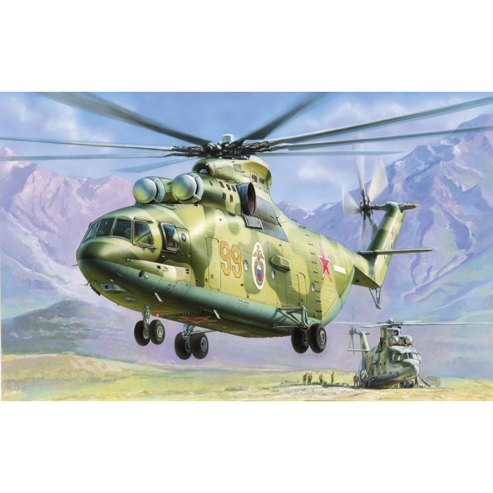 Model Kit vrtulník 7270 - MIL MI-26 Soviet Helicopter (1:72)