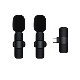 2v1 Type-C Lavalier Wireless Microphone (With Battery)