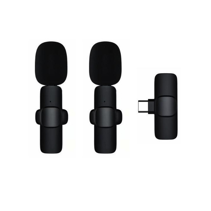 2v1 Type-C Lavalier Wireless Microphone (With Battery)