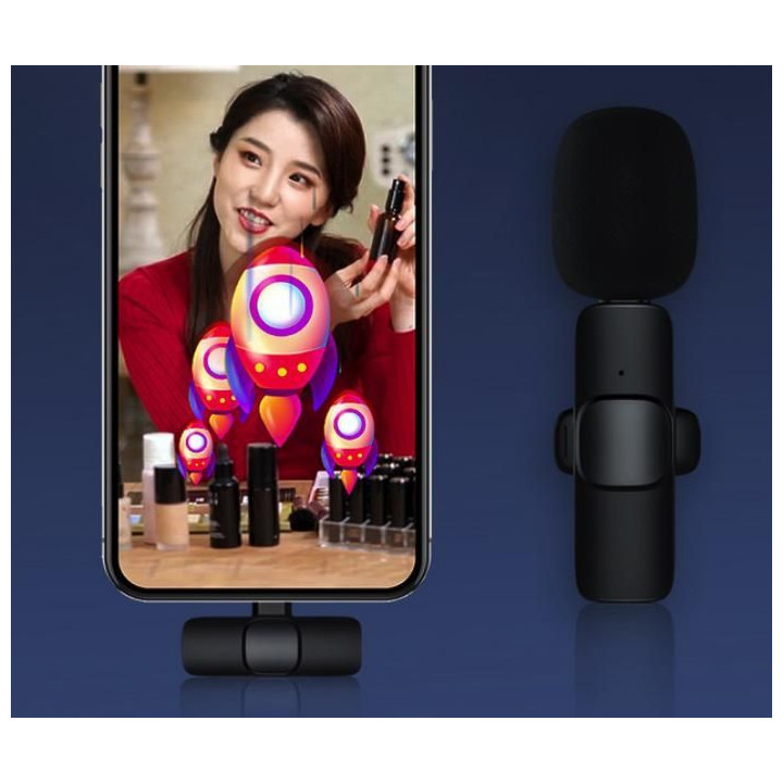 2v1 Type-C Lavalier Wireless Microphone (With Battery)