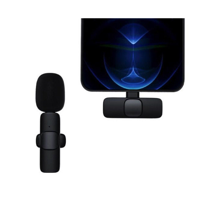 2v1 Lightning Lavalier Wireless Microphone (With Battery)