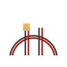 Nabíjecí kabel (redukce) pro nabíječky s výstupním konektorem XT60 k nabíjení akumulátorů s jiným konektorem. Konec kabelu je pocínovaný. Délka 20cm, 14AWG.
