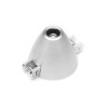 Precizní duralový  TURBO kužel pro sklopnou vrtuli o průměru 30 mm s kleštinou 3,2mm, s 2 mm čepy pro vrtulové listy s kořenem o tlouštce 6 mm. Vyrobeno v České republice.