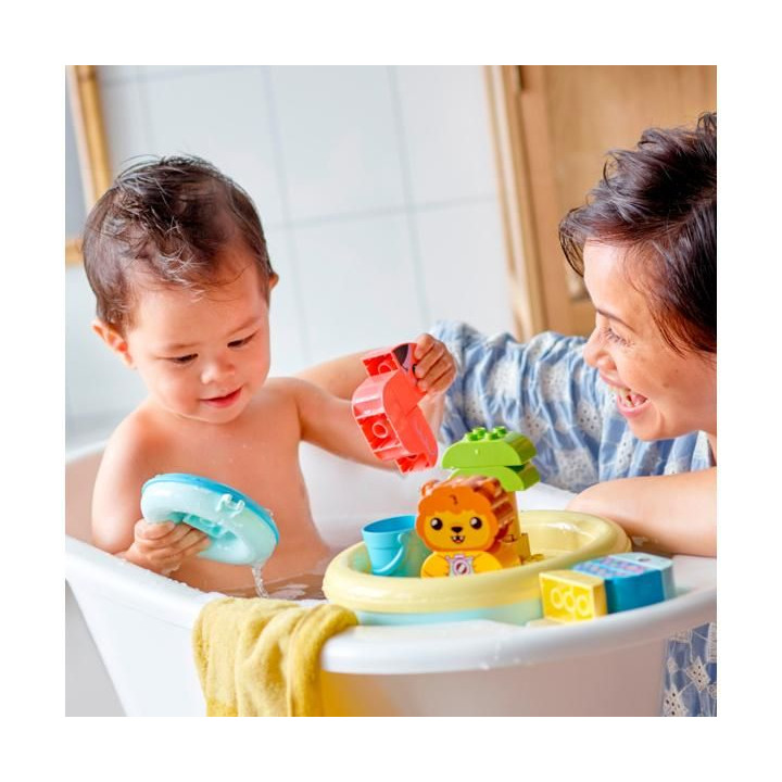 LEGO DUPLO - Legrace ve vaně: Plovoucí ostrov se zvířátky
